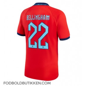 England Jude Bellingham #22 Udebanetrøje VM 2022 Kortærmet